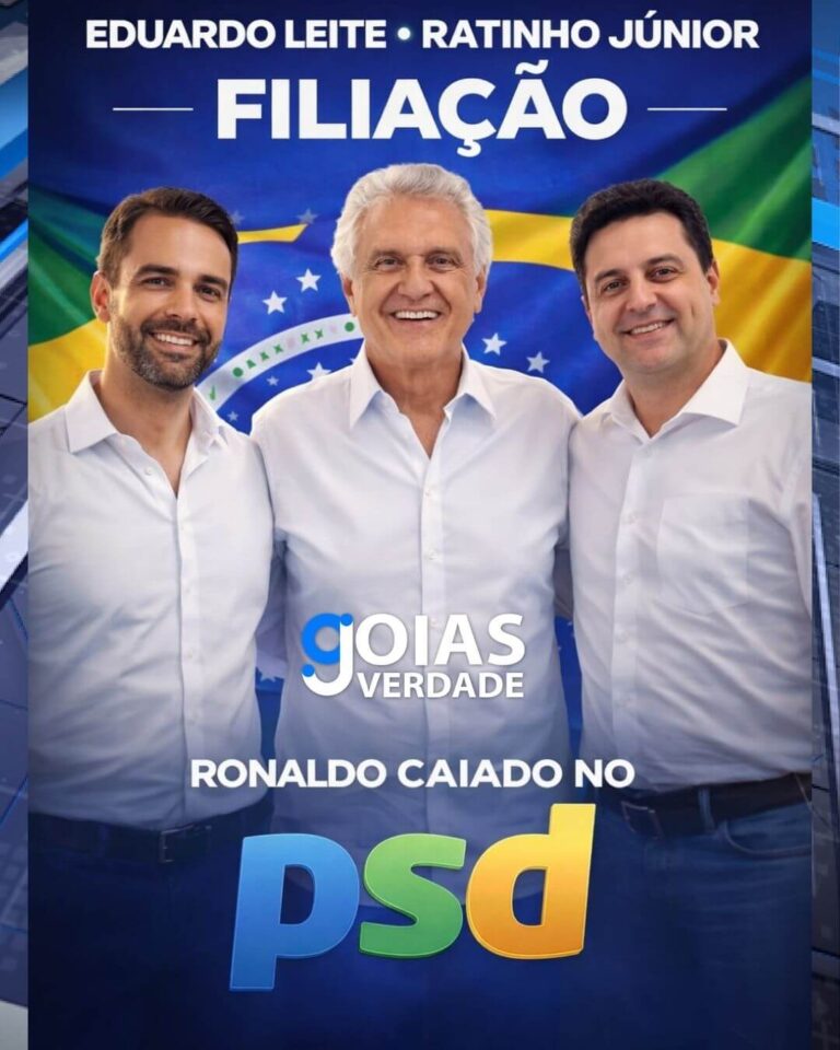 FILIAÇÃO DE RONALDO CAIADO AO PSD