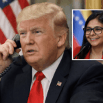 Trump elogia presidente interina da Venezuela